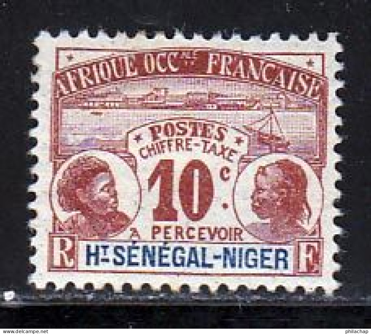 Haut-Senegal & Niger Taxe 1906 Yvert 2 (*) TB Neuf Sans Gomme - Ongebruikt