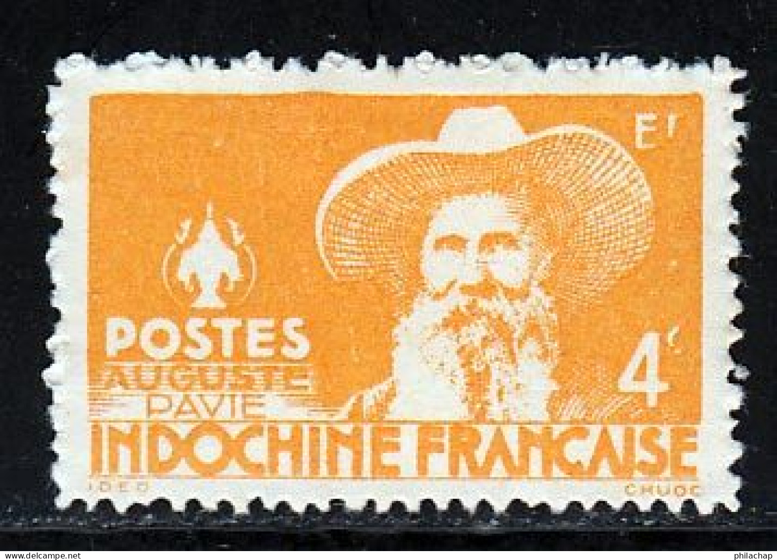 Indochine 1944 Yvert 253 * TB Charniere(s) Variete - Unused Stamps