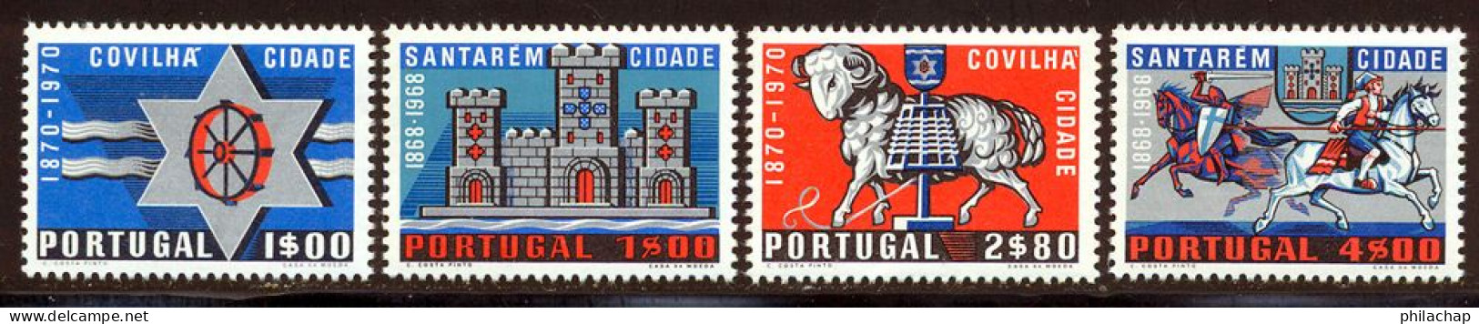 Portugal 1970 Yvert 1089 / 1092 ** TB - Neufs