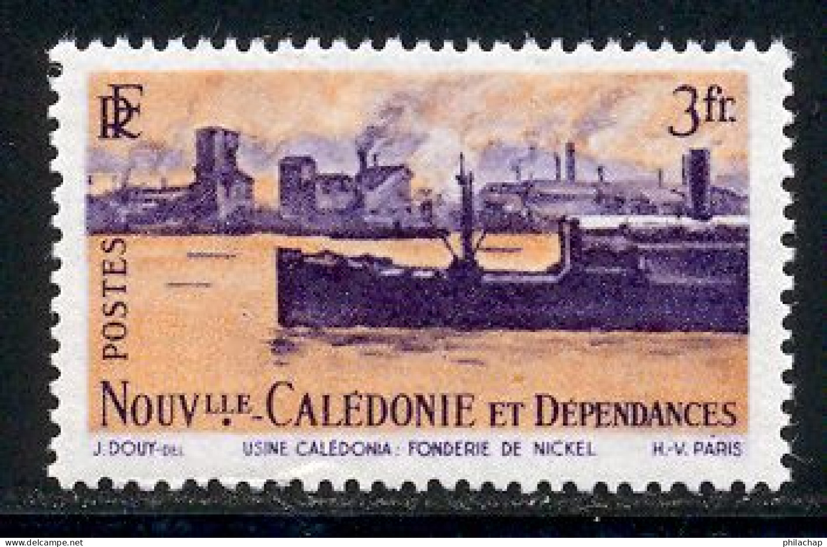 Nouvelle-Caledonie 1948 Yvert 270 ** TB Bord De Feuille - Ungebraucht