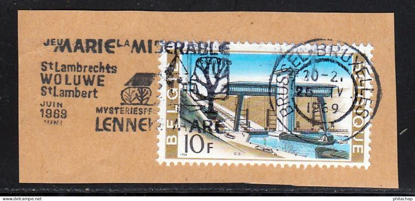 Belgique 1968 Yvert 1469 (o) B Oblitere(s) - Usados