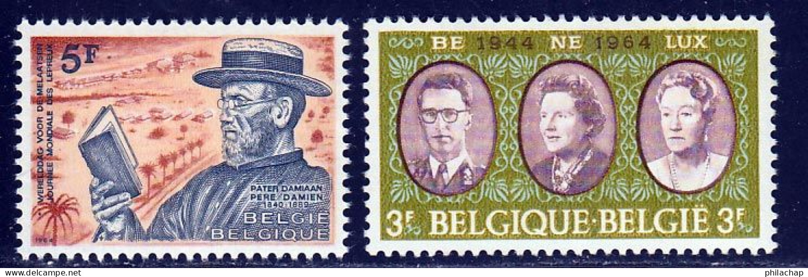 Belgique 1964 Yvert 1280 - 1306 ** TB - Ongebruikt