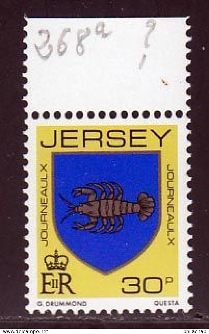 Jersey 1982 Yvert 268a ** TB Bord De Feuille - Jersey