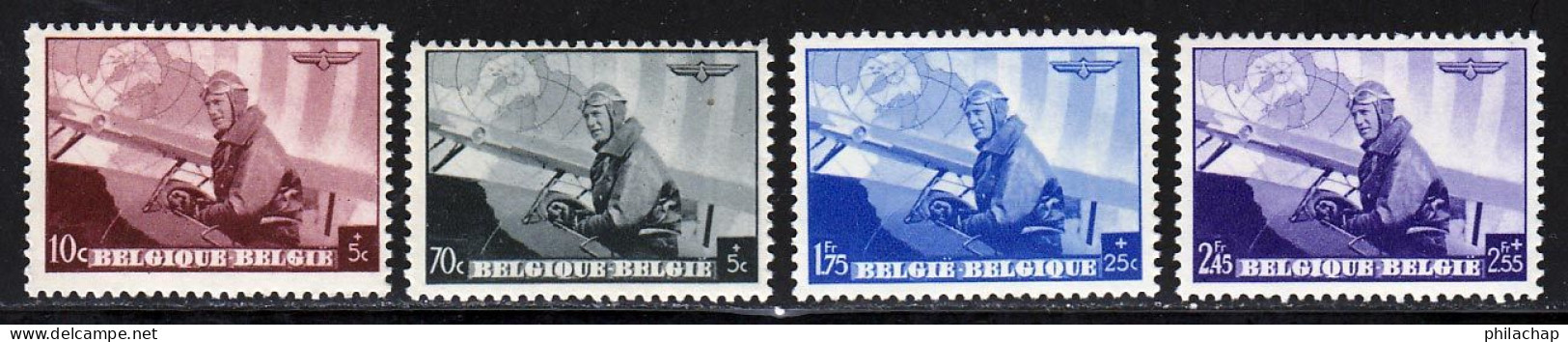 Belgique 1938 Yvert 466 - 468 / 470 ** TB - Unused Stamps