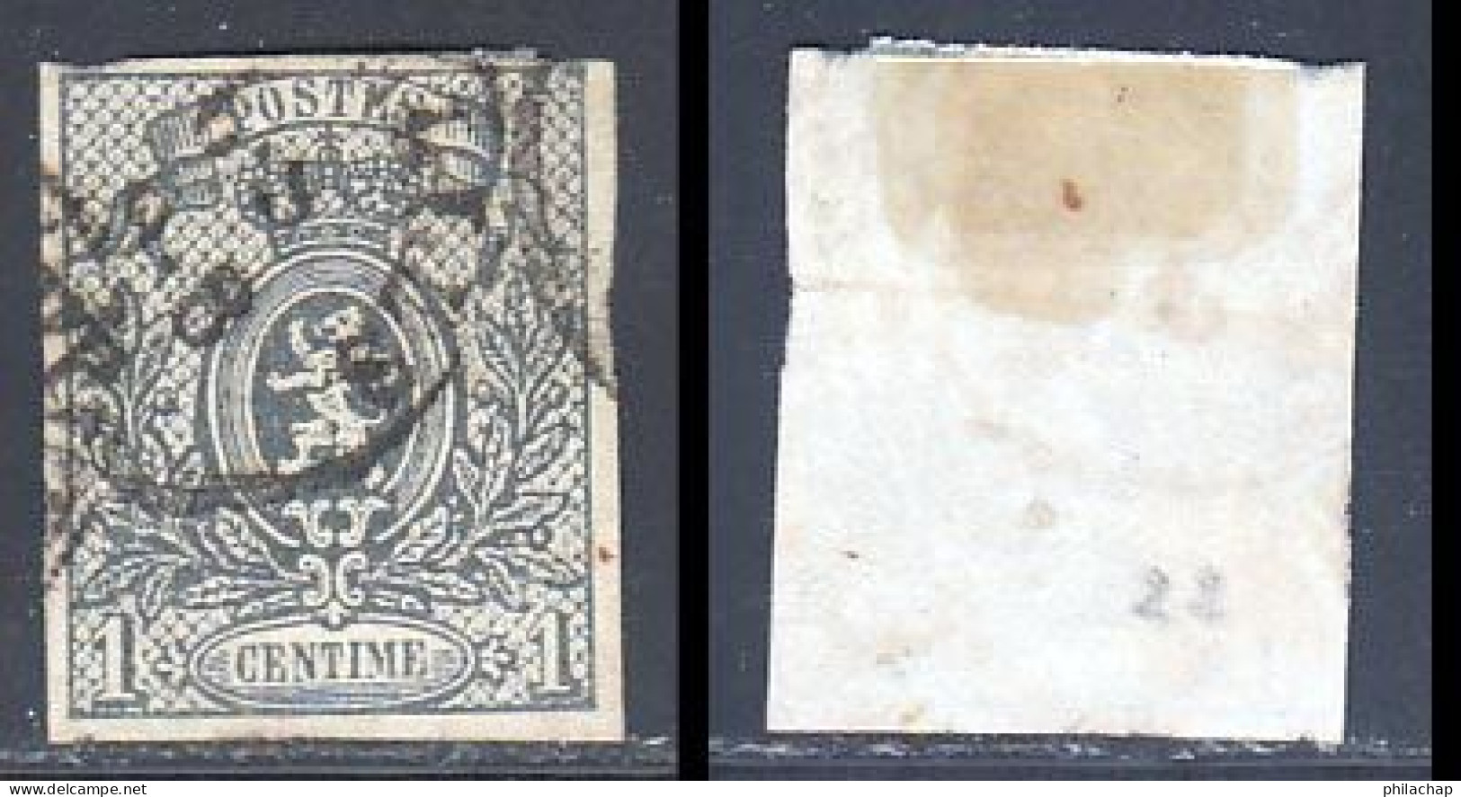 Belgique 1866 Yvert 22 (o) B Oblitere(s) - 1866-1867 Piccolo Leone