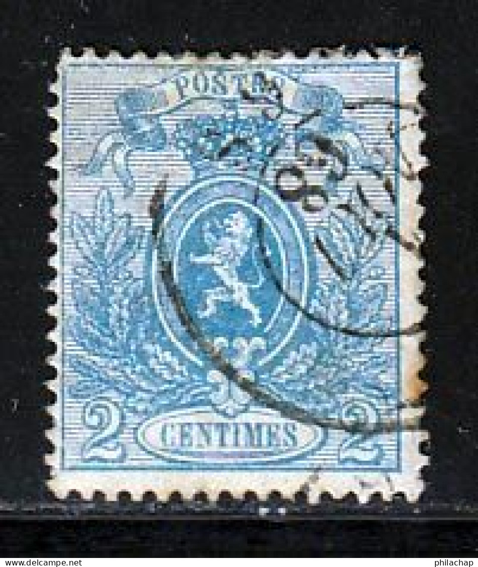 Belgique 1866 Yvert 24 (o) B Oblitere(s) - 1866-1867 Piccolo Leone