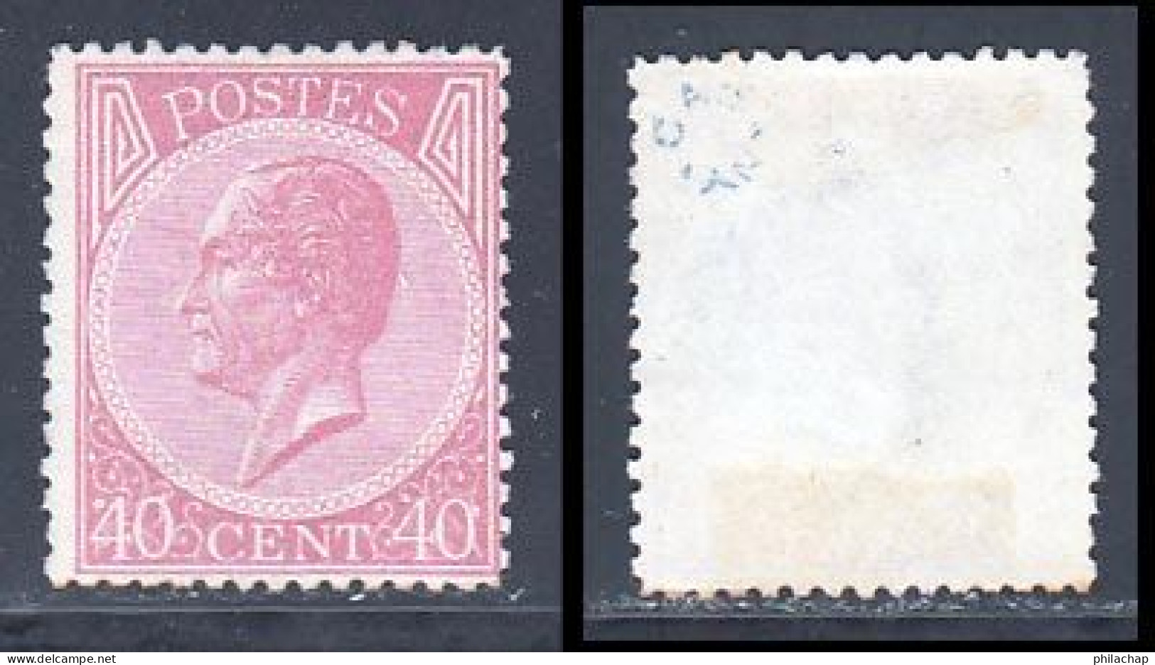 Belgique 1865 Yvert 20 (*) TB Neuf Sans Gomme Signe Cabany - 1865-1866 Profilo Sinistro