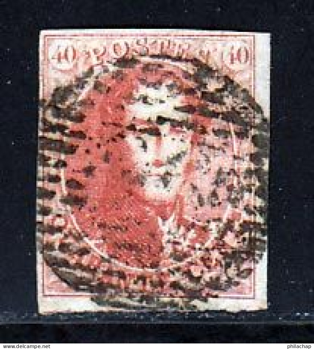 Belgique 1858 Yvert 12 (o) B Oblitere(s) - 1858-1862 Médaillons (9/12)