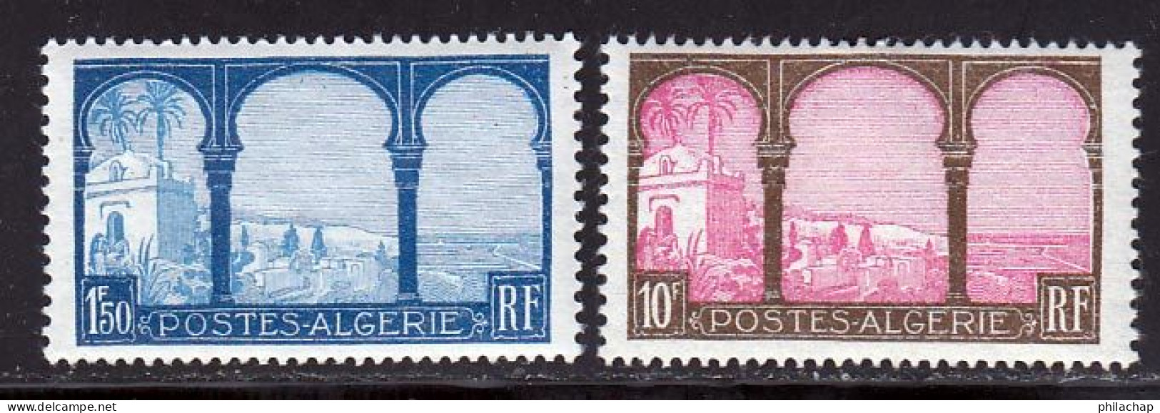 Algerie 1927 Yvert 83 / 84 * TB Charniere(s) - Neufs