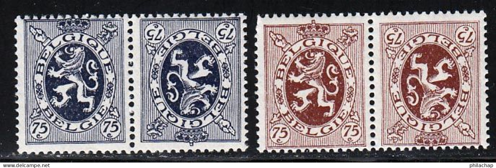 Belgique 1929 Yvert 288a / 288Aa ** TB - 1929-1937 Heraldic Lion