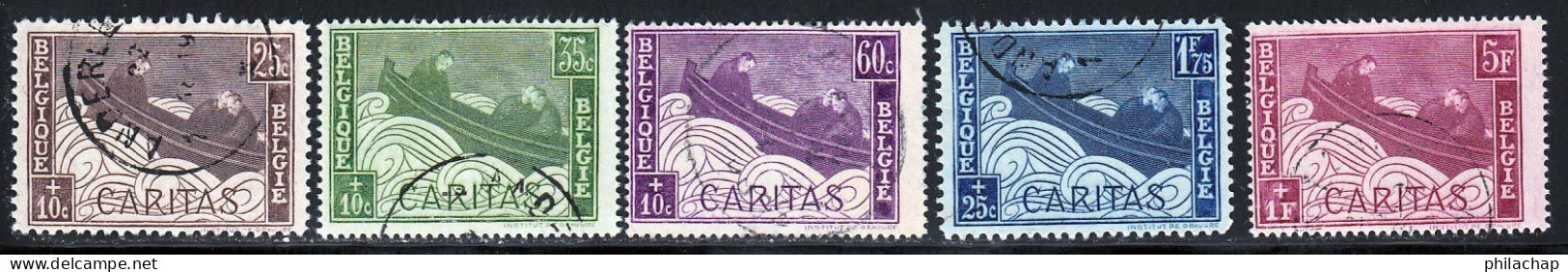 Belgique 1927 Yvert 249 / 253 (o) B Oblitere(s) - Used Stamps