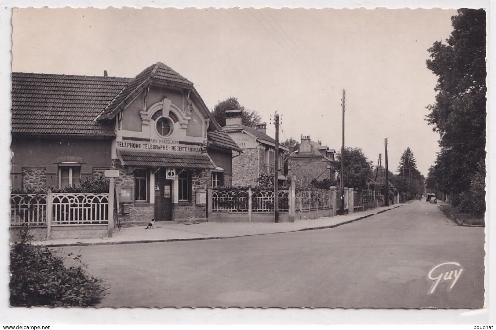 F10-91) MORSANGE SUR ORGE  - PARC DE BEAUSEJOUR - AVENUE MARTHE - LA POSTE  -  ( 2 SCANS ) - Morsang Sur Orge