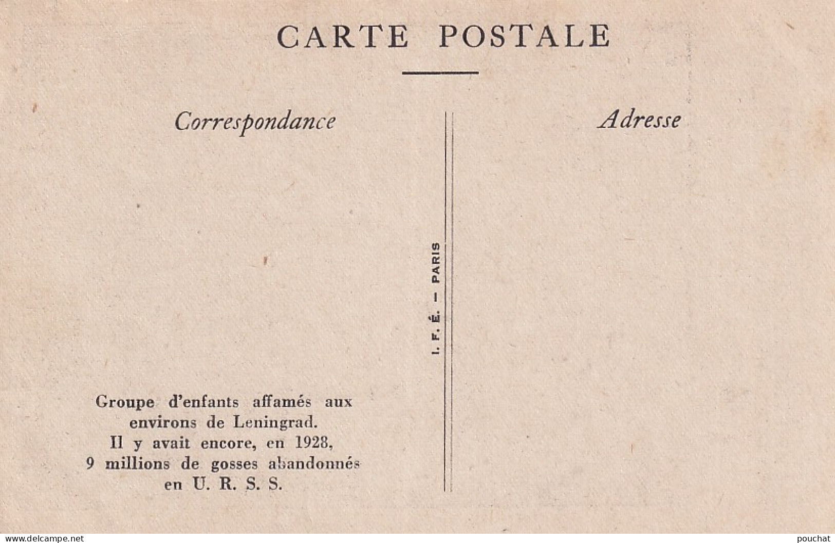 CARTE DE PROPAGANDE - ANTI COMMUNISTE - VOTEZ CONTRE LE FRONT POPULAIRE - COMMENT ON VIT EN RUSSIE SOVIETIQUE - 2 SCANS - Partidos Politicos & Elecciones