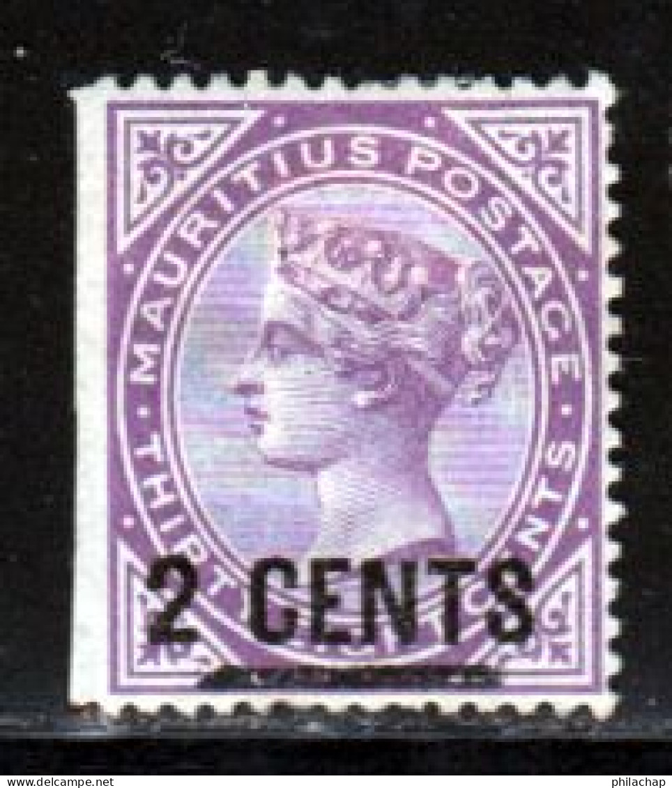 Maurice 1883 Yvert 66 * TB Charniere(s) - Mauritius (...-1967)