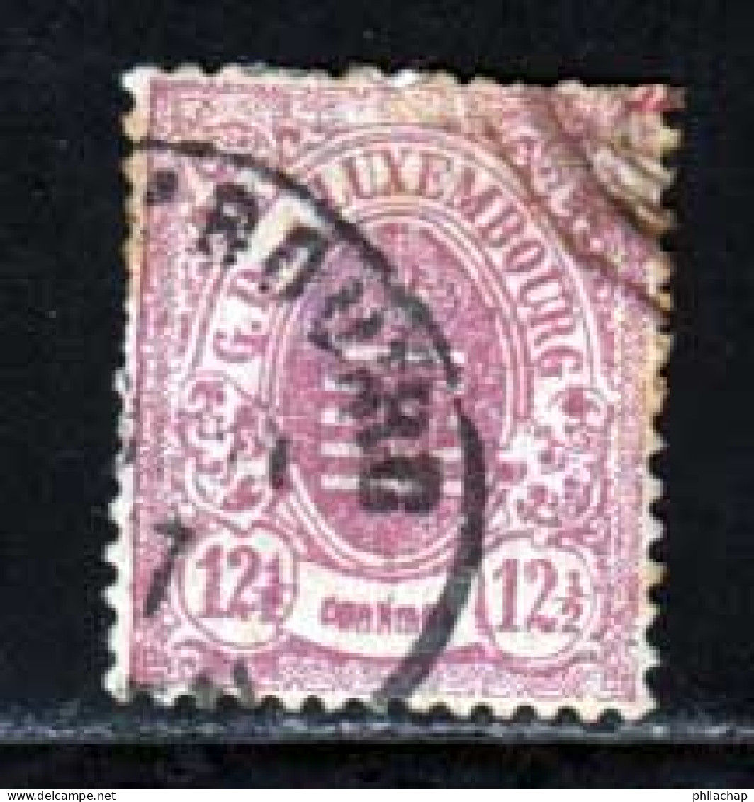 Luxembourg 1874 Yvert 31 (o) B Oblitere(s) - 1859-1880 Wappen & Heraldik