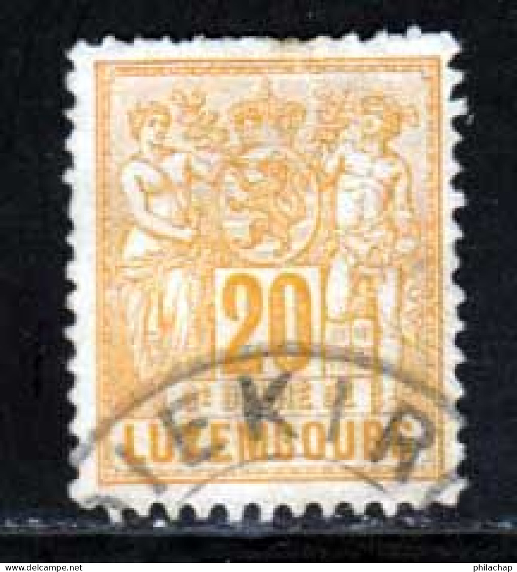 Luxembourg 1882 Yvert 53 (o) B Oblitere(s) - 1882 Alegorias