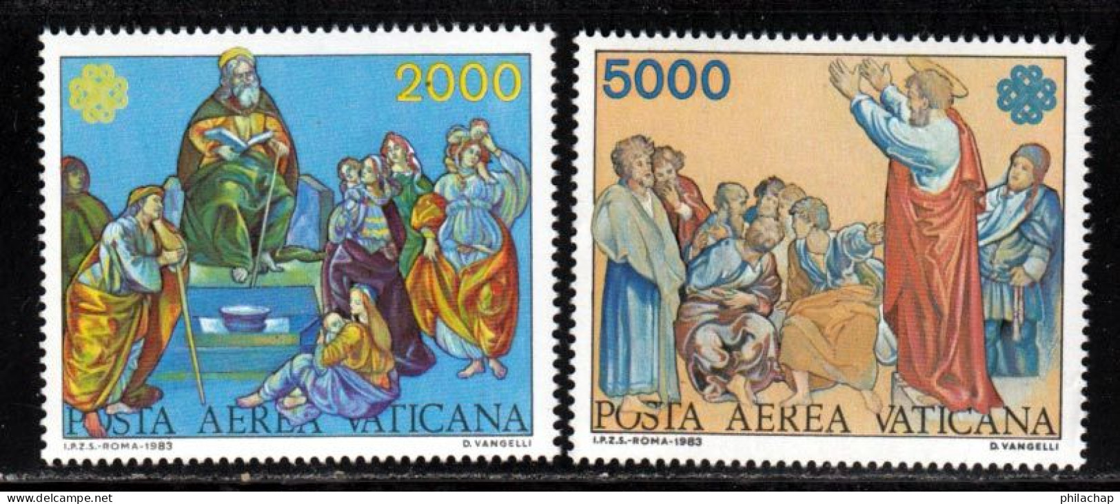 Vatican PA 1983 Yvert 73 / 74 ** TB - Poste Aérienne