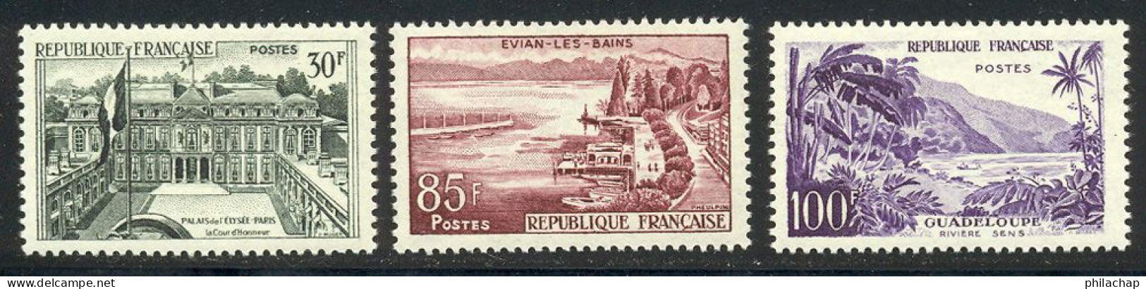France 1959 Yvert 1192 / 1194 ** TB - Nuovi