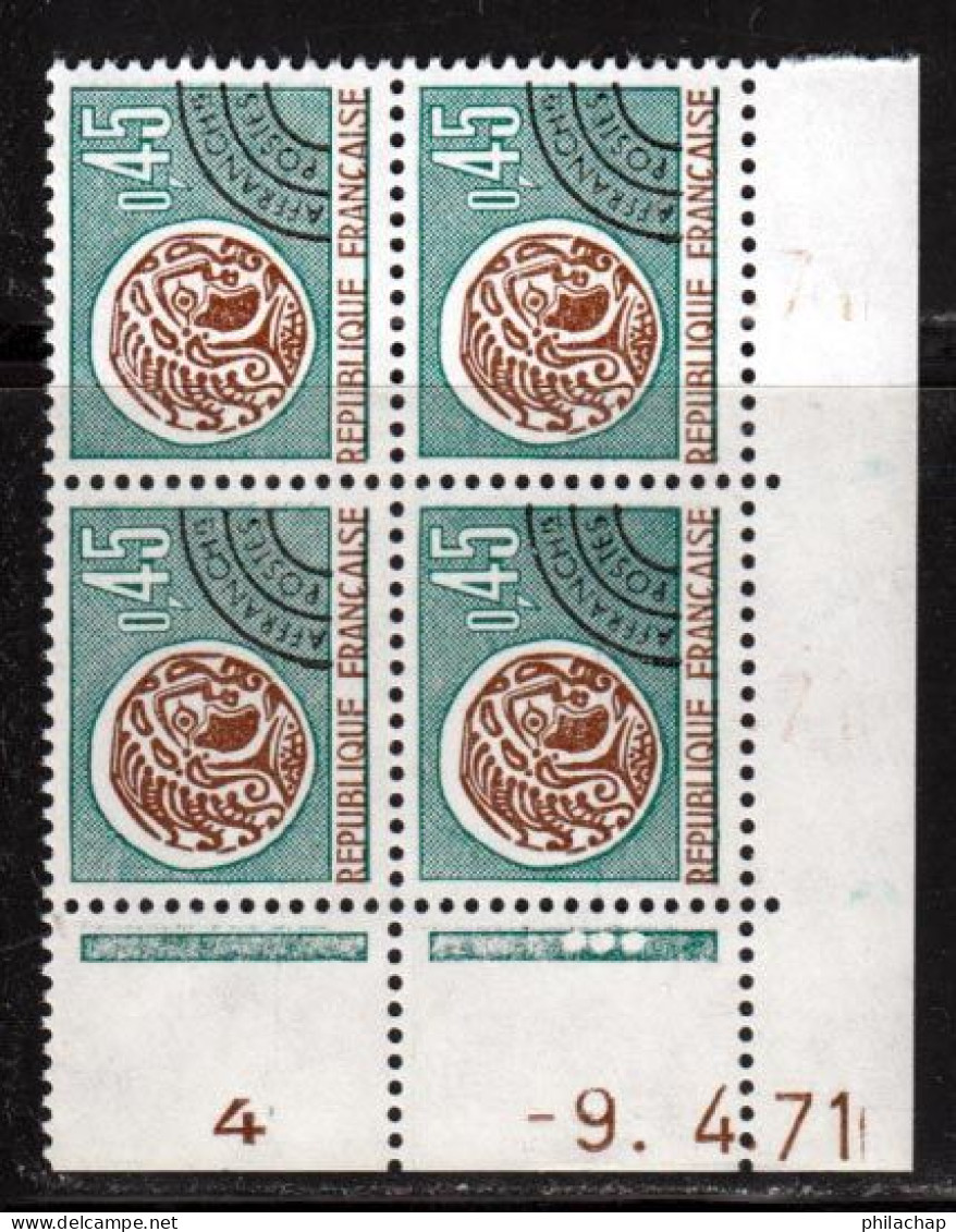 France Preo 1971 Yvert 132 ** TB Coin Date - Preobliterati