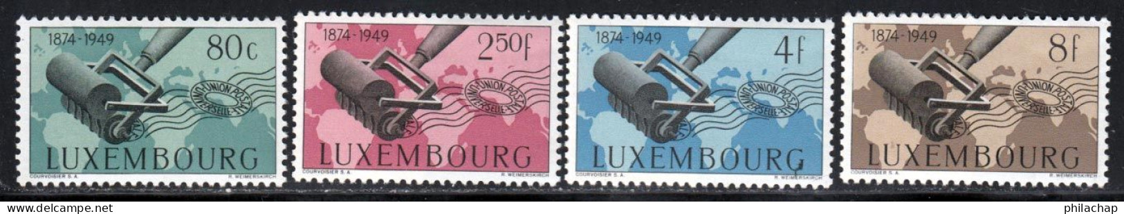 Luxembourg 1949 Yvert 425 / 428 * TB Charniere(s) - Nuovi