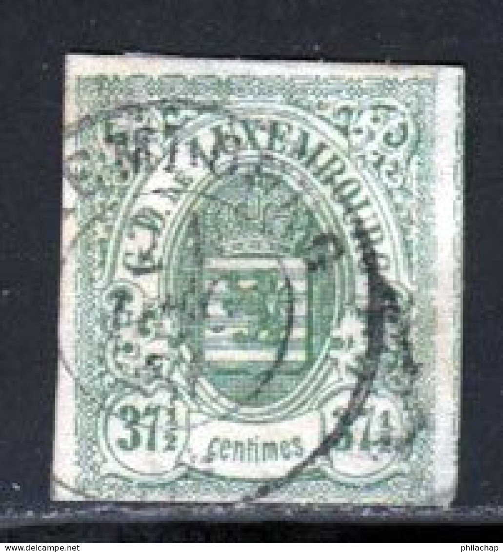 Luxembourg 1859 Yvert 10 (o) B Oblitere(s) - 1859-1880 Wappen & Heraldik