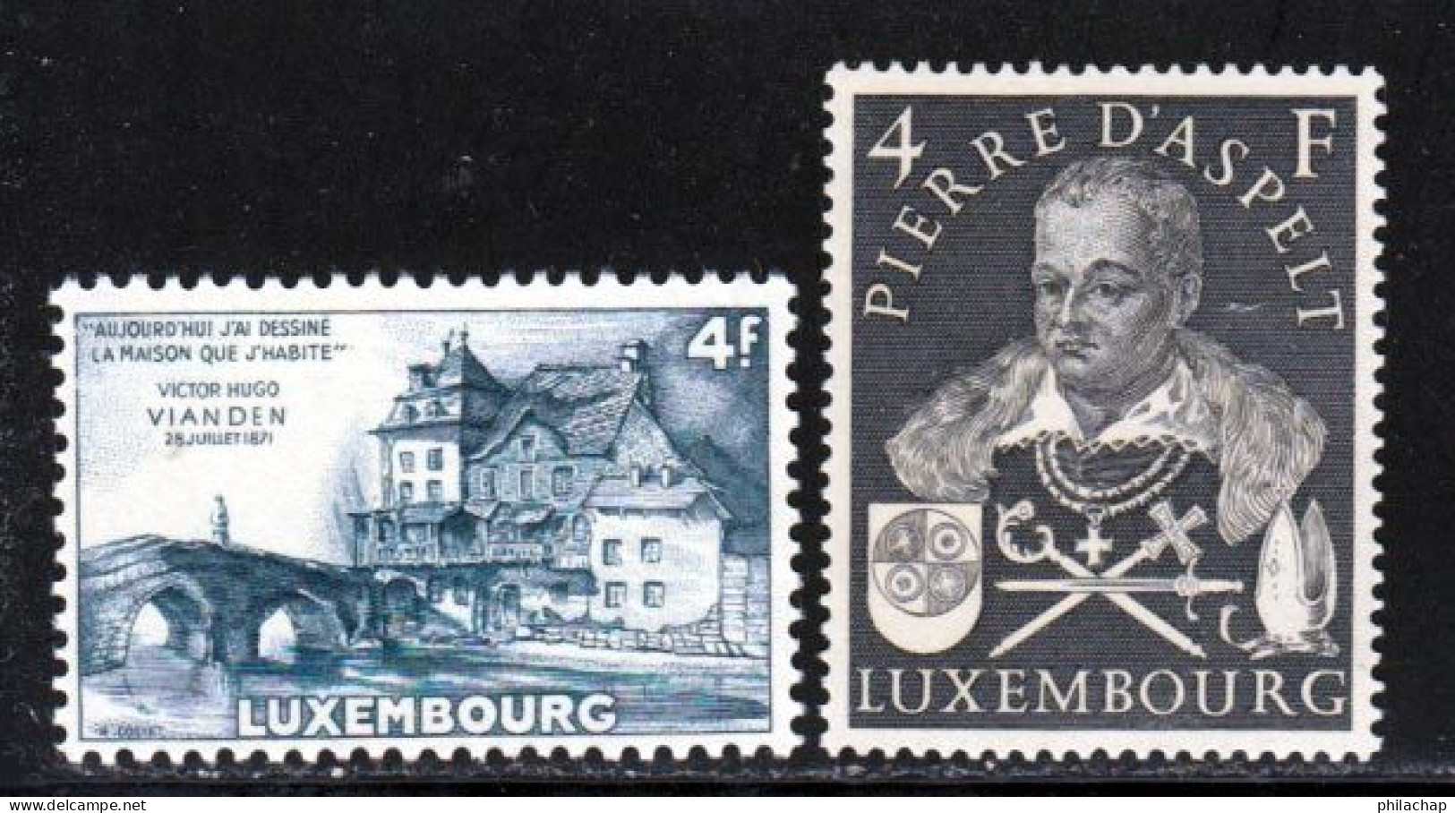 Luxembourg 1953 Yvert 472 - 475 ** TB - Neufs