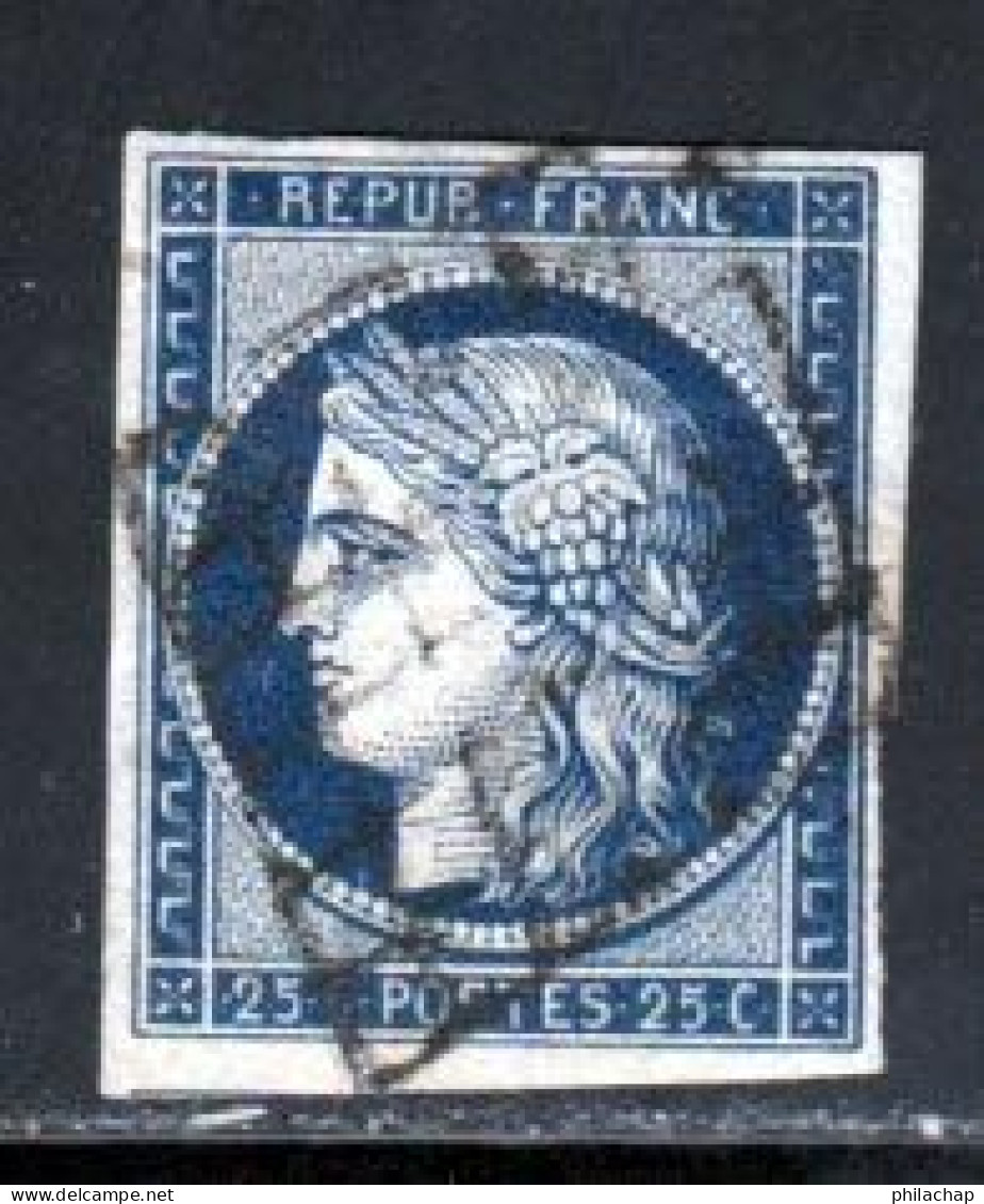 France 1850 Yvert 4a (o) B Oblitere(s) - 1849-1850 Cérès