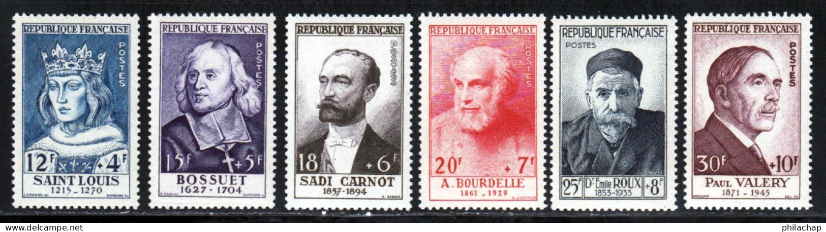 France 1954 Yvert 989 / 994 ** TB - Nuovi