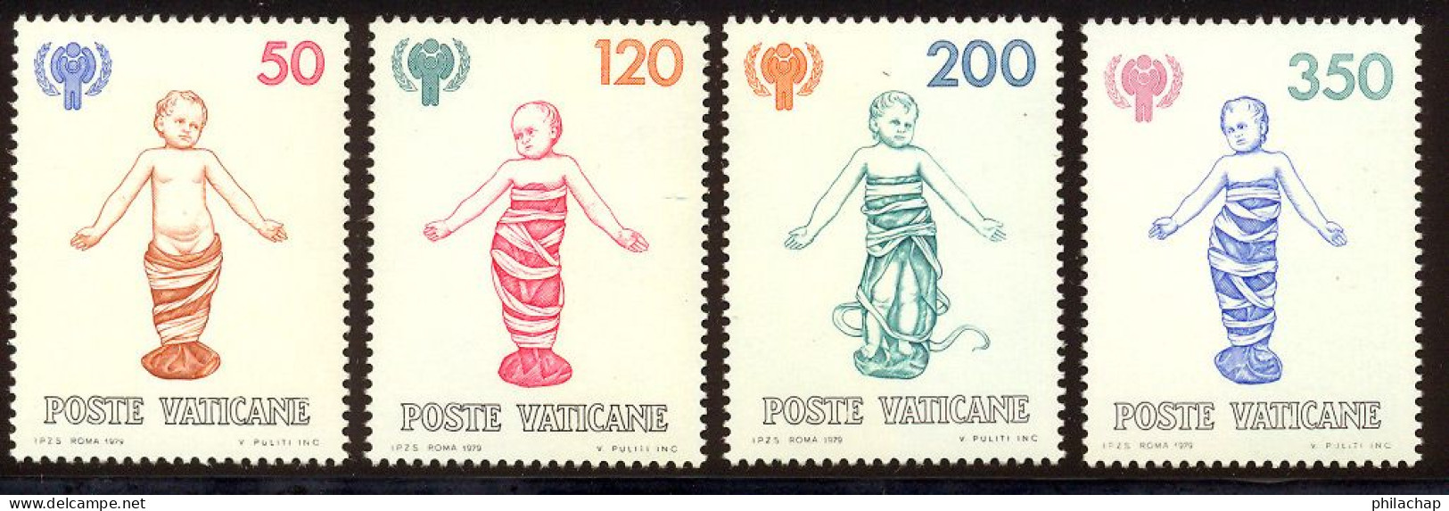 Vatican 1979 Yvert 685 / 688 ** TB Bord De Feuille - Nuevos