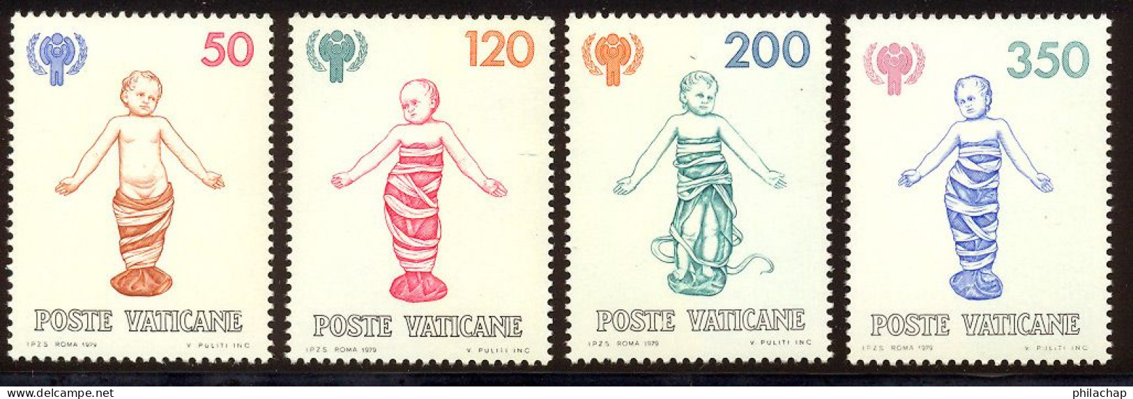 Vatican 1979 Yvert 685 / 688 ** TB Bord De Feuille - Ungebraucht