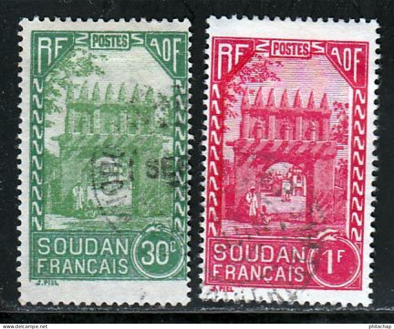 Soudan 1931 Yvert 68 - 79 (o) B Oblitere(s) - Oblitérés