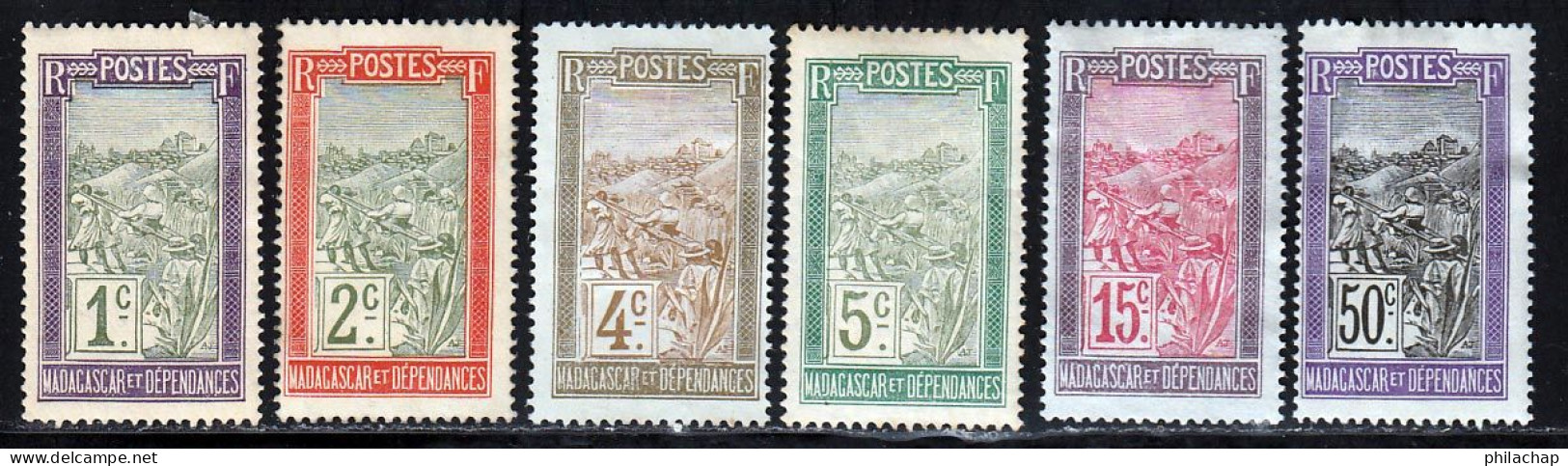 Madagascar 1908 Yvert 94 / 97 - 99 - 106 (*) B Neuf Sans Gomme - Nuevos