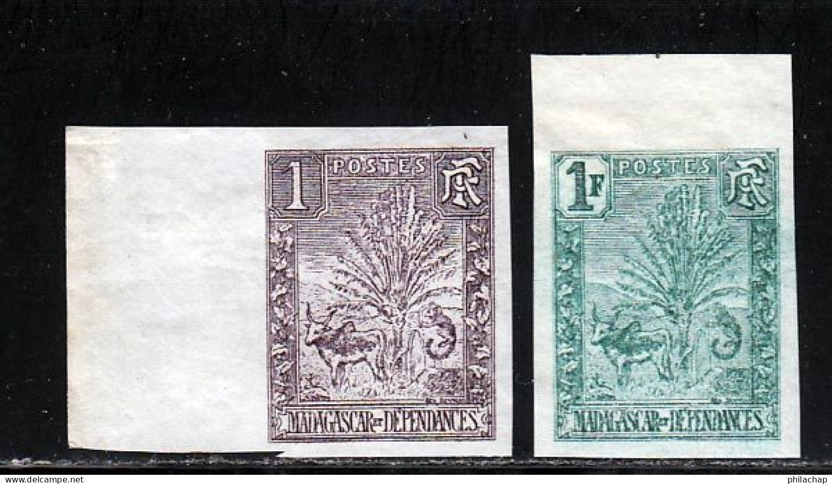 Madagascar 1903 Yvert 63 - 75 ** TB Non Dentele - Unused Stamps