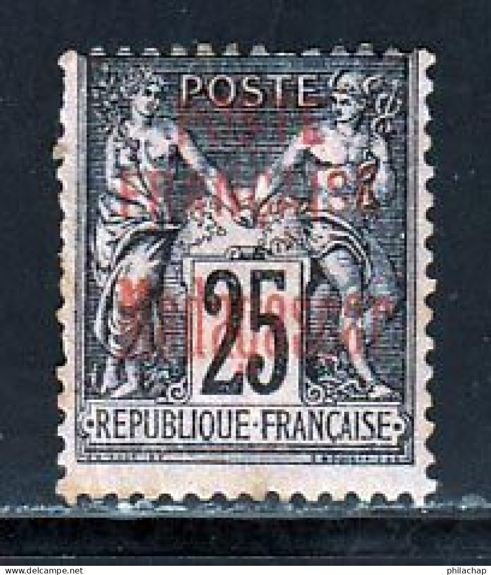 Madagascar 1895 Yvert 17 * B Charniere(s) - Nuovi