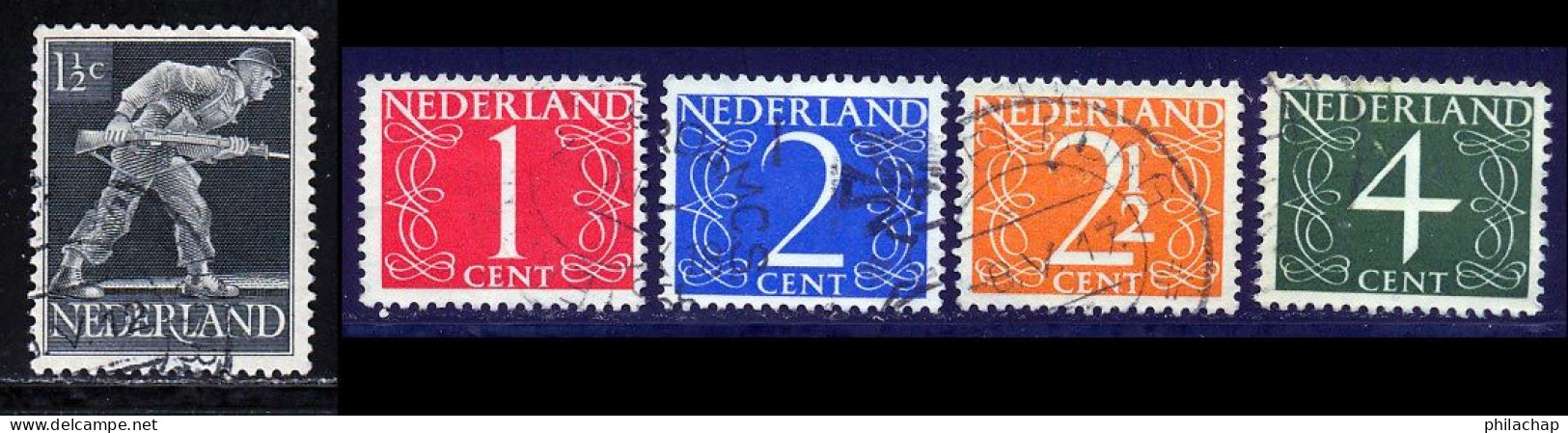 Pays-Bas 1946 Yvert 429 - 457 / 460 (o) B Oblitere(s) - Gebraucht