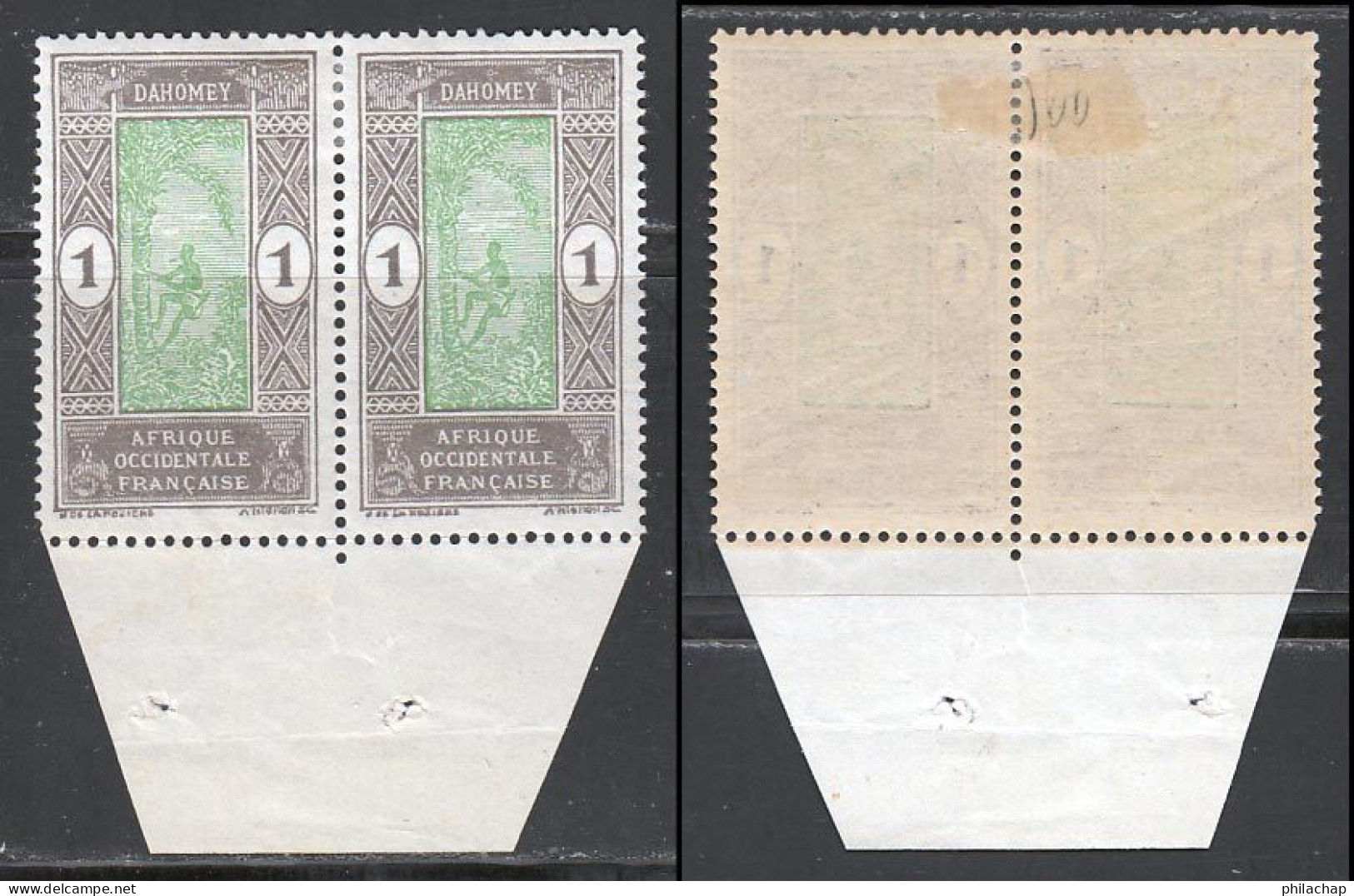 Togo 1921 Yvert 101a * TB Charniere(s) Variété - Unused Stamps