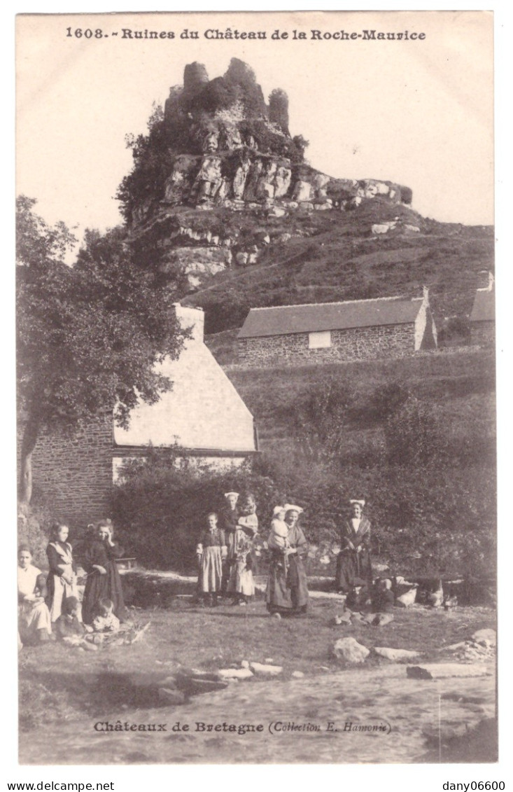 RUINES DU CHATEAU DE LA ROCHE MAURICE (carte Animée) - La Roche-Maurice