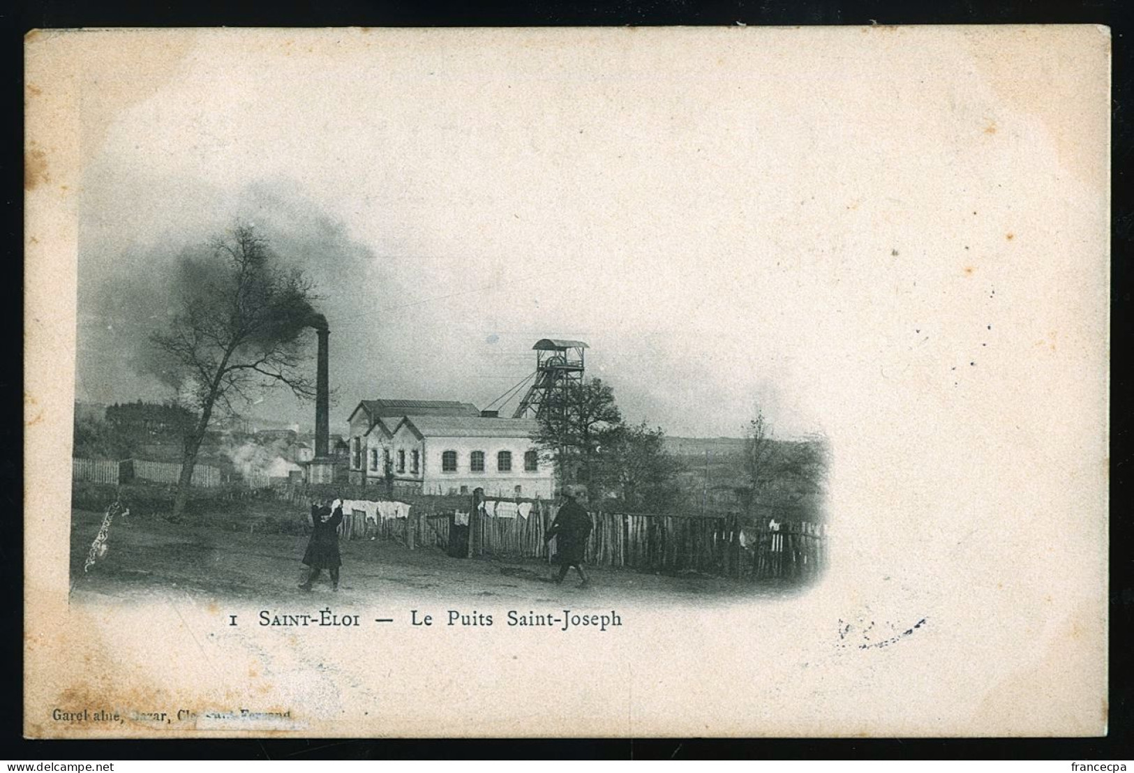 14392 - PUY DE DOME - SAINT ELOY LES MINES -  Le Puits Saint Joseph - Dos Non Divisé. - Saint Eloy Les Mines