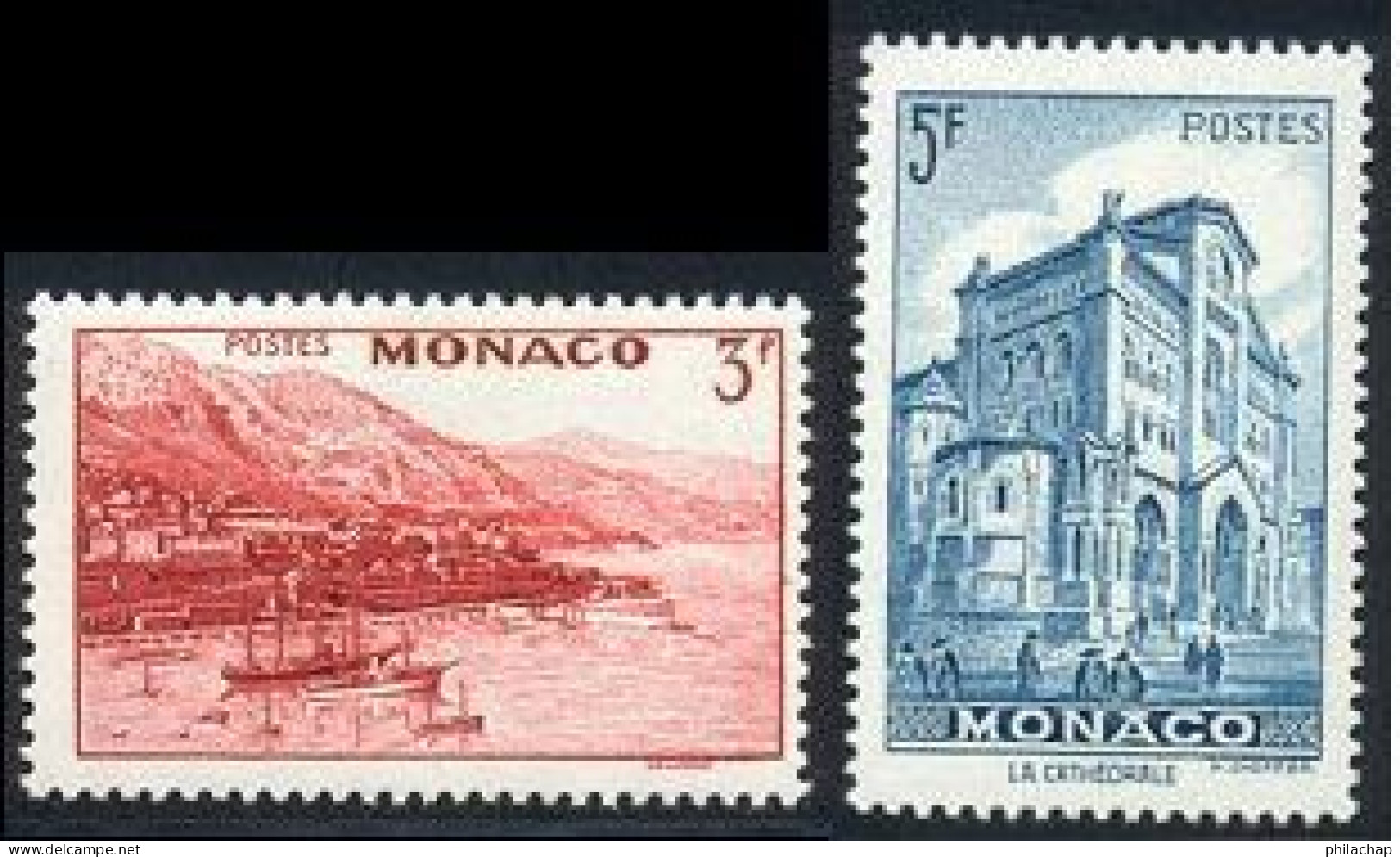 Monaco 1939 Yvert 180 / 181 ** TB Bord De Feuille - Nuovi