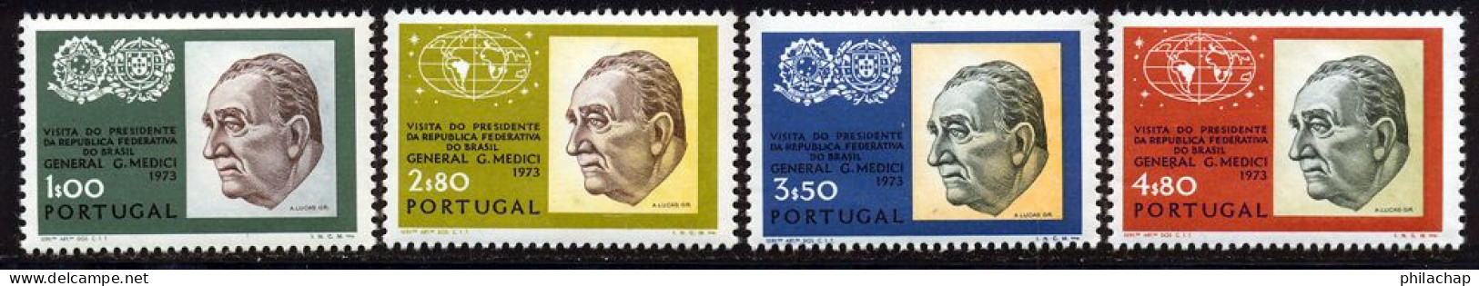 Portugal 1973 Yvert 1182 / 1185 ** TB - Nuovi