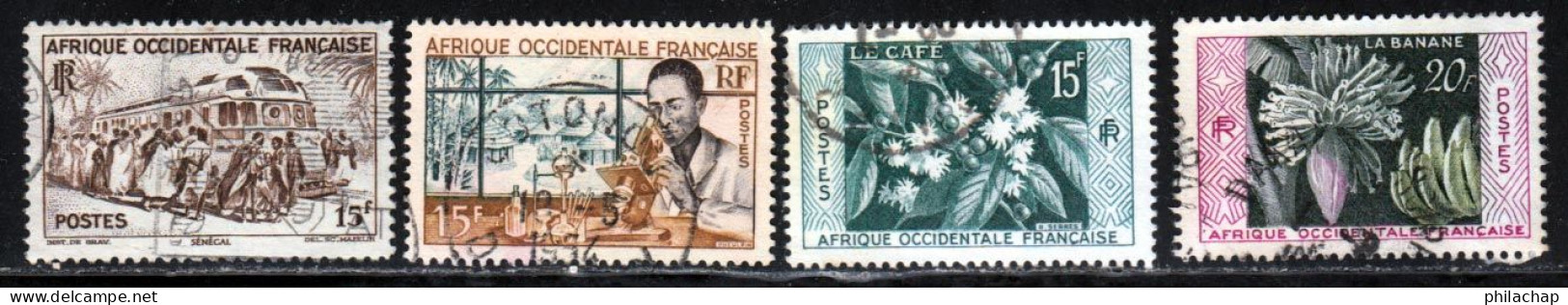 AOF 1947 Yvert 40 - 48 - 62 - 67 (o) B Oblitere(s) - Used Stamps