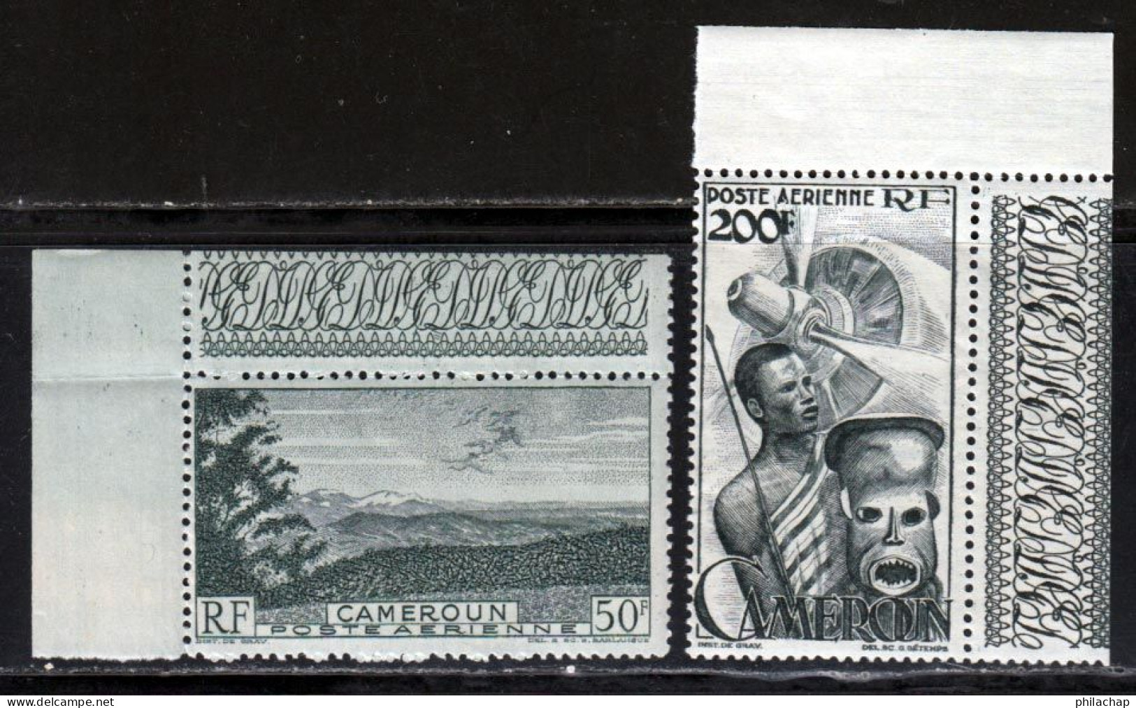 Cameroun PA 1947 Yvert 38 - 40 ** TB - Unused Stamps