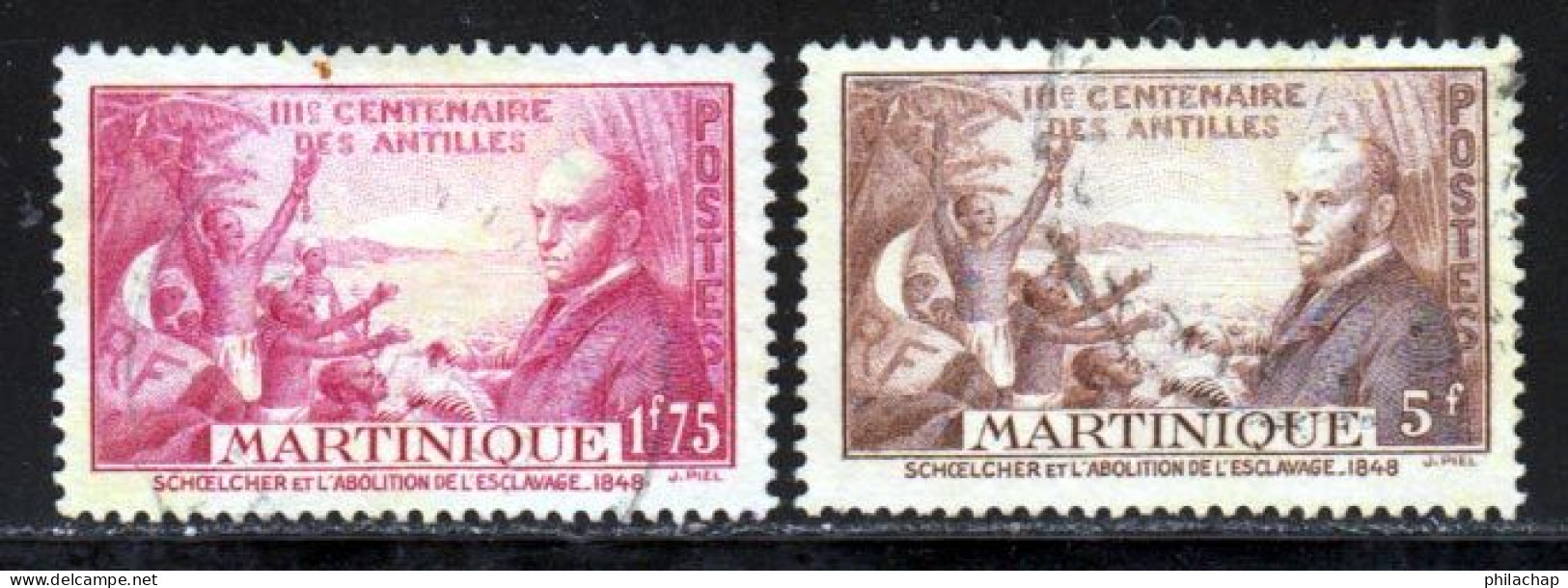 Martinique 1935 Yvert 158 / 159 (o) B Oblitere(s) - Usati