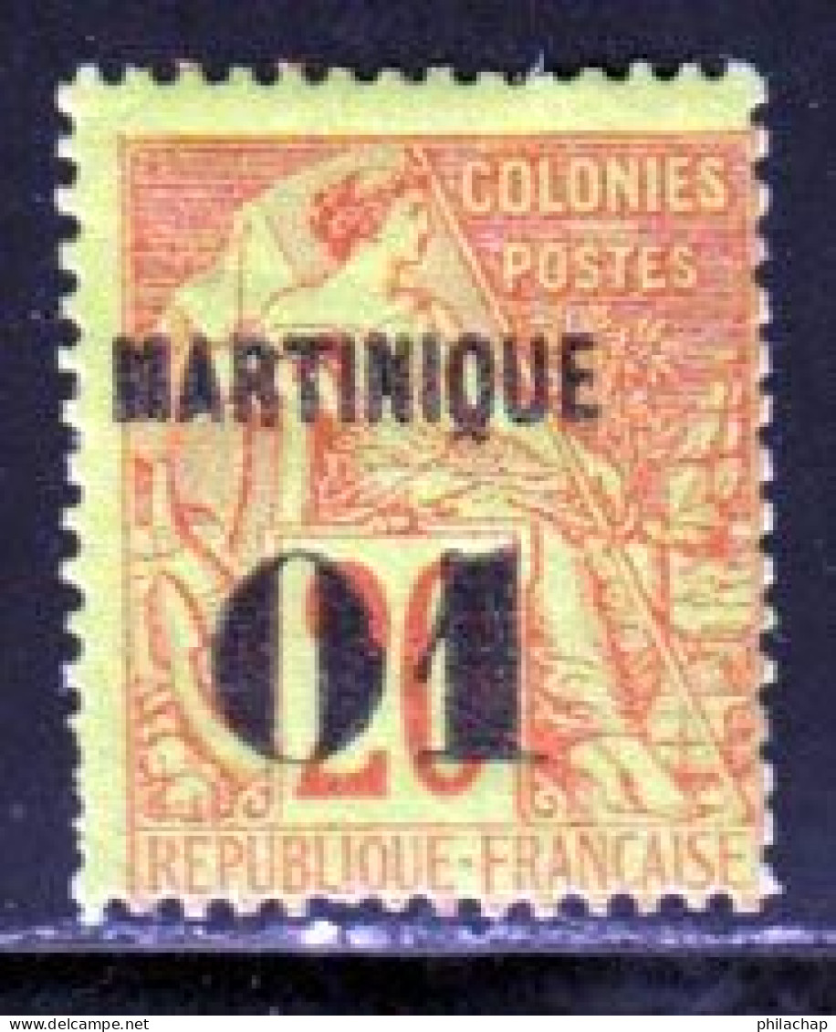 Martinique 1888 Yvert 3 * TB Charniere(s) - Neufs