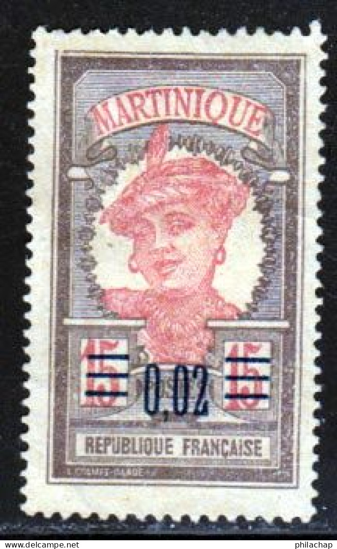 Martinique 1922 Yvert 87 (*) TB Neuf Sans Gomme - Neufs