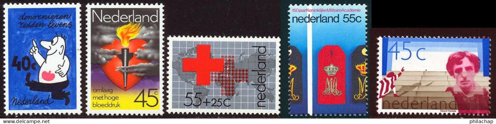 Pays-Bas 1978 Yvert 1094 / 1098 ** TB - Unused Stamps