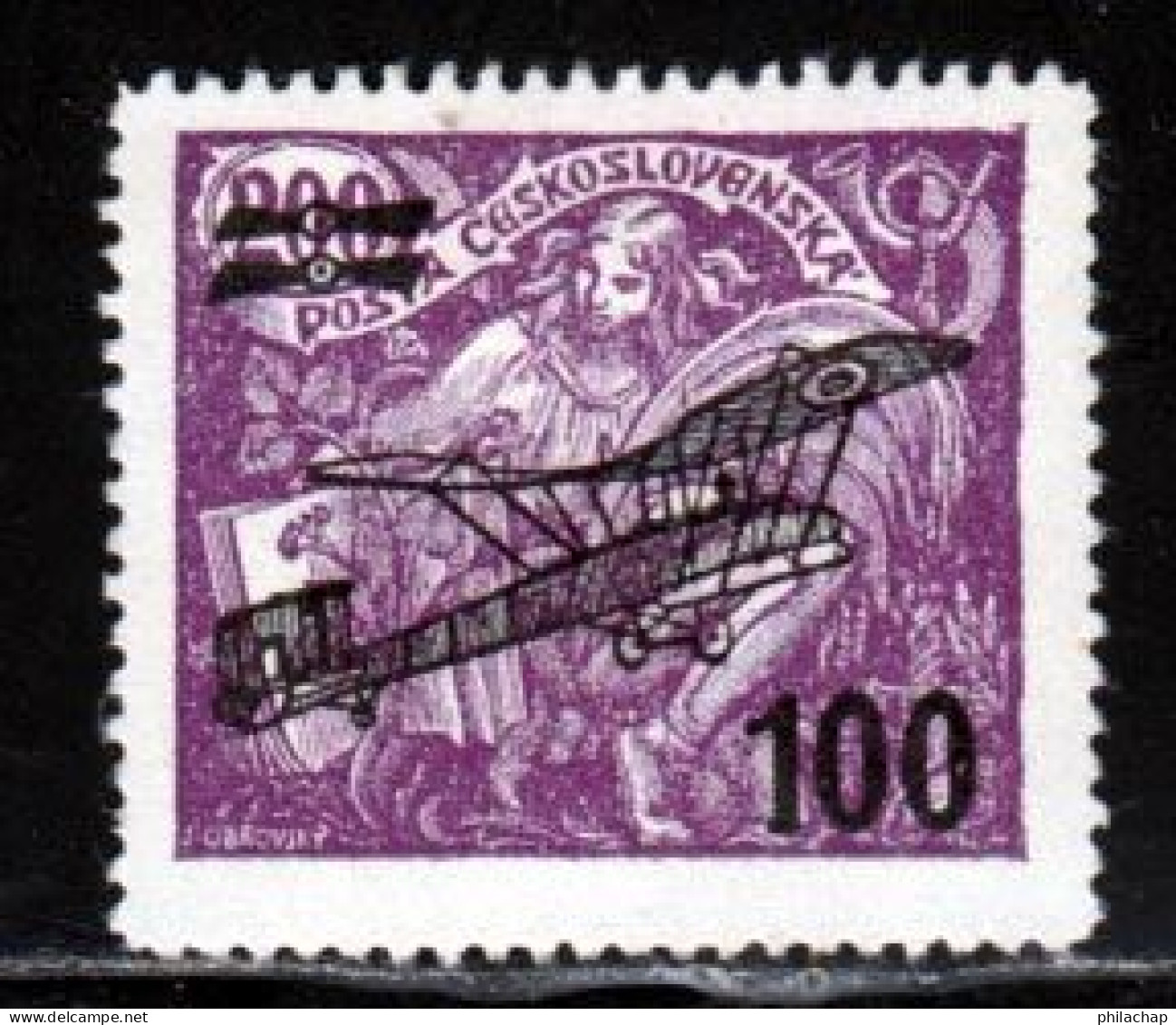 Tchecoslovaquie PA 1922 Yvert 8 * TB Charniere(s) - Luchtpost