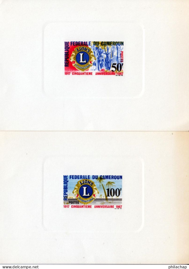 Cameroun 1967 Yvert 436 / 437 ** TB Epreuve Luxe - Cameroun (1960-...)