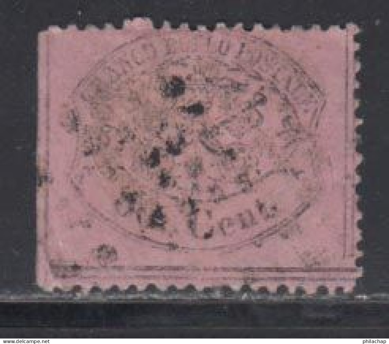 Etats Pontificaux 1868 Yvert 25 (o) B Oblitere(s) Bord De Feuille - Papal States