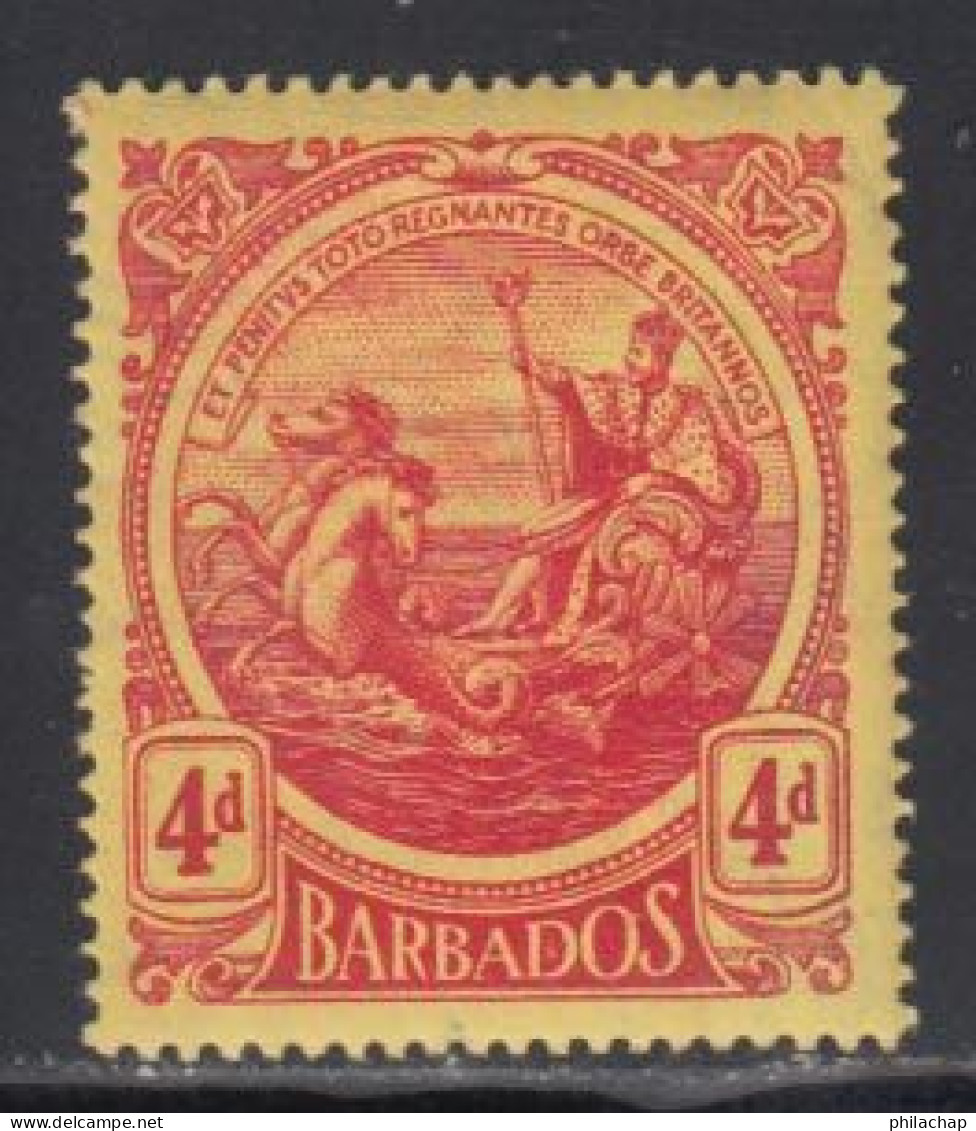 Barbade 1916 Yvert 109 ** TB - Barbados (...-1966)